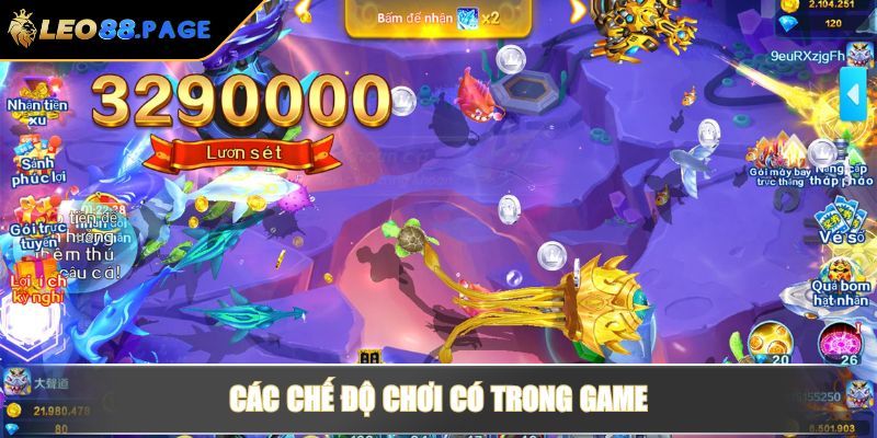 Các chế độ chơi có trong game