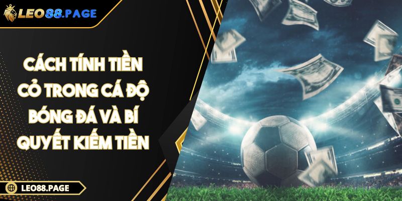 Cách Tính Tiền Cỏ Trong Cá Độ Bóng Đá Và Bí Quyết Kiếm Tiền 1 Cách Tính Tiền Cỏ Trong Cá Độ Bóng Đá Và Bí Quyết Kiếm Tiền