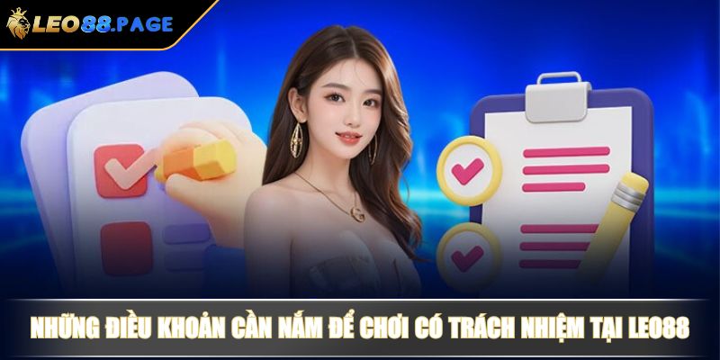 Chơi Có Trách Nhiệm Tại LEO88 Và Điều Kiện Cần Biết 4 Những điều khoản cần nắm để chơi có trách nhiệm tại LEO88
