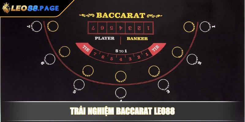 Trải nghiệm Baccarat LEO88