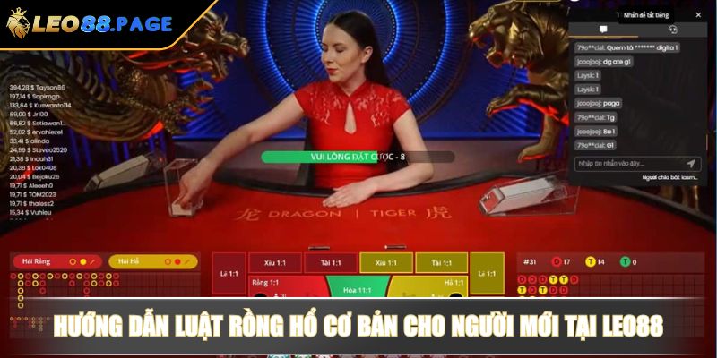 Hướng dẫn luật Rồng Hổ cơ bản cho người mới tại LEO88