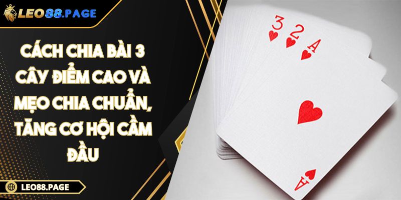 Cách chia bài 3 cây điểm cao