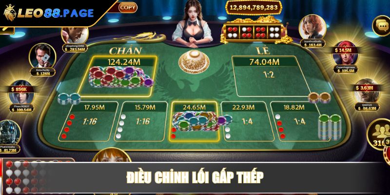 Mẹo Đánh Xóc Đĩa Online Và Chiến Thuật Chơi Thông Minh 3 Điều chỉnh lối gấp thếp