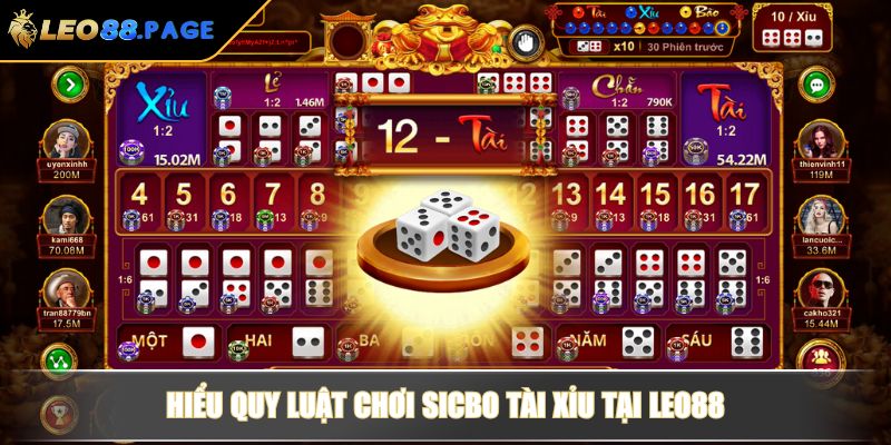 Sicbo Tài Xỉu LEO88 - Luật Chơi, Cửa Cược Phổ Biến Và Bí Quyết 2 Hiểu quy luật chơi Sicbo Tài Xỉu tại LEO88
